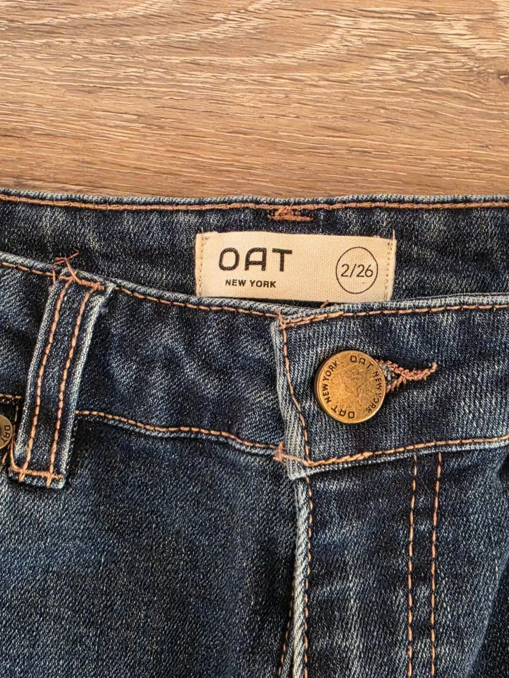 Oat New York Dark Blue Skinny Jeans for Women Size 2 NWOT